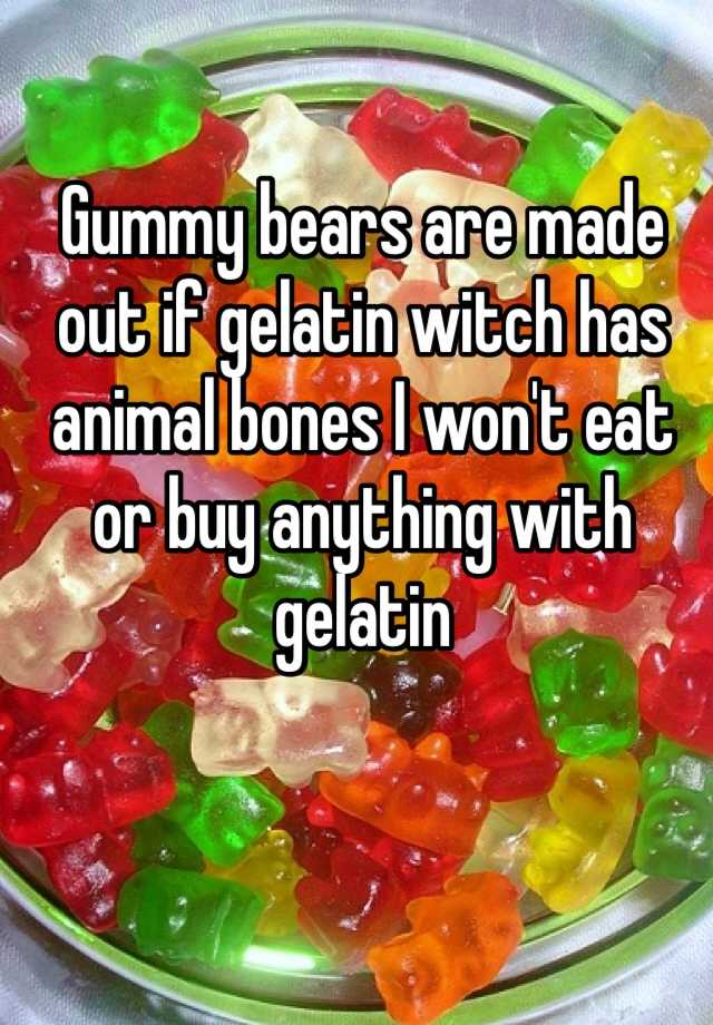 gummy bears made with great lakes gelatin