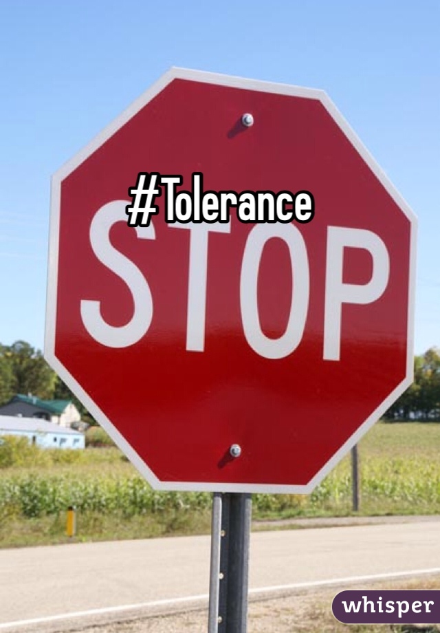#Tolerance 
