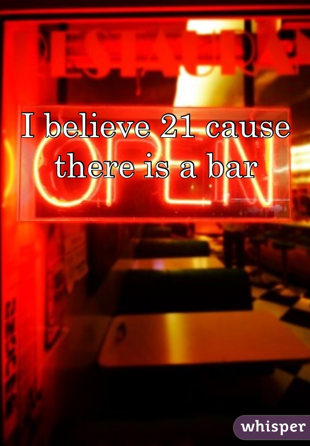 I believe 21 cause there is a bar 