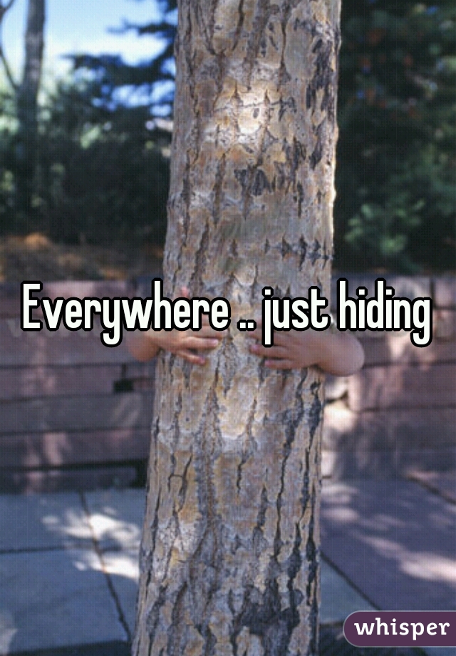 Everywhere .. just hiding