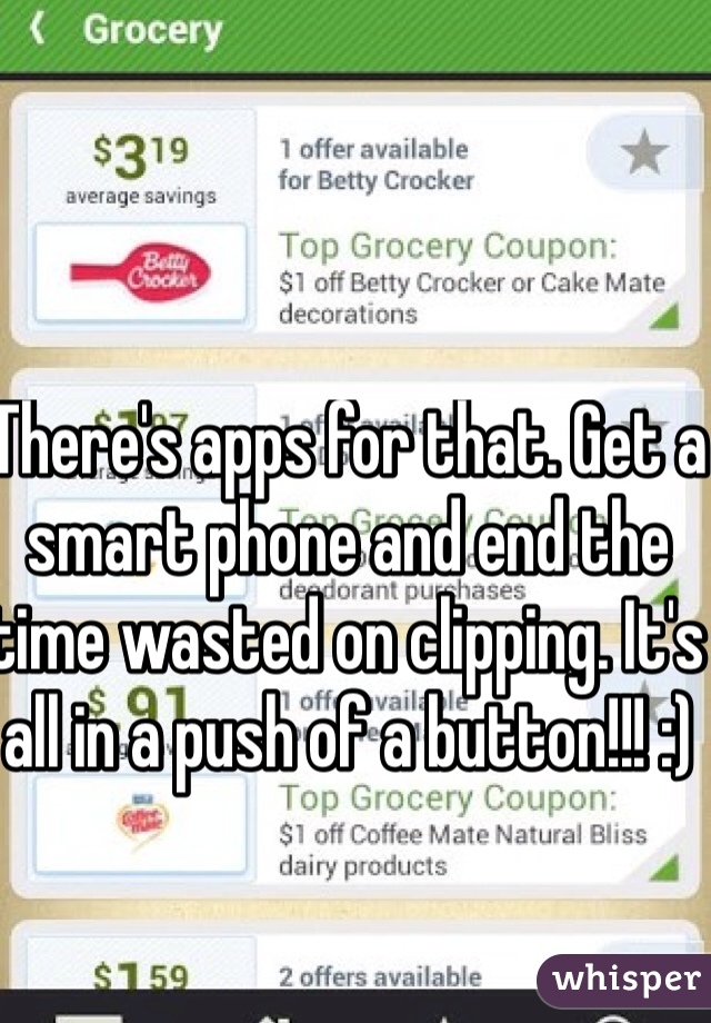 There's apps for that. Get a smart phone and end the time wasted on clipping. It's all in a push of a button!!! :) 