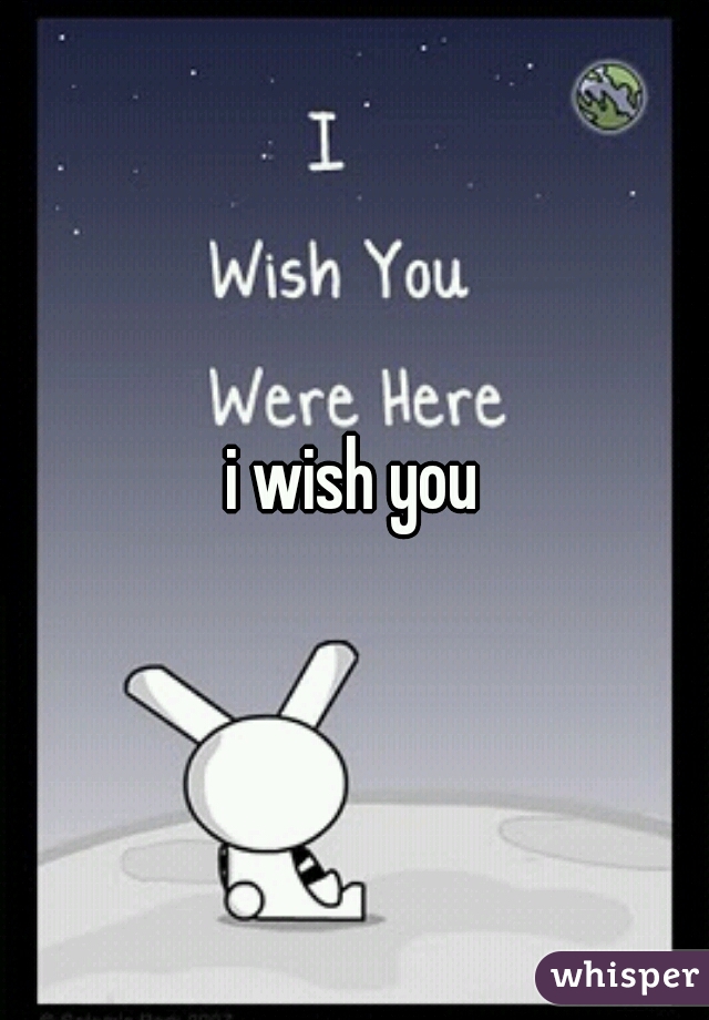 i wish you