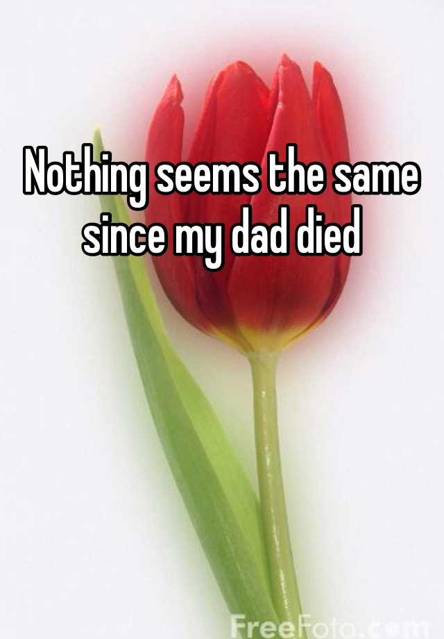 nothing-seems-the-same-since-my-dad-died