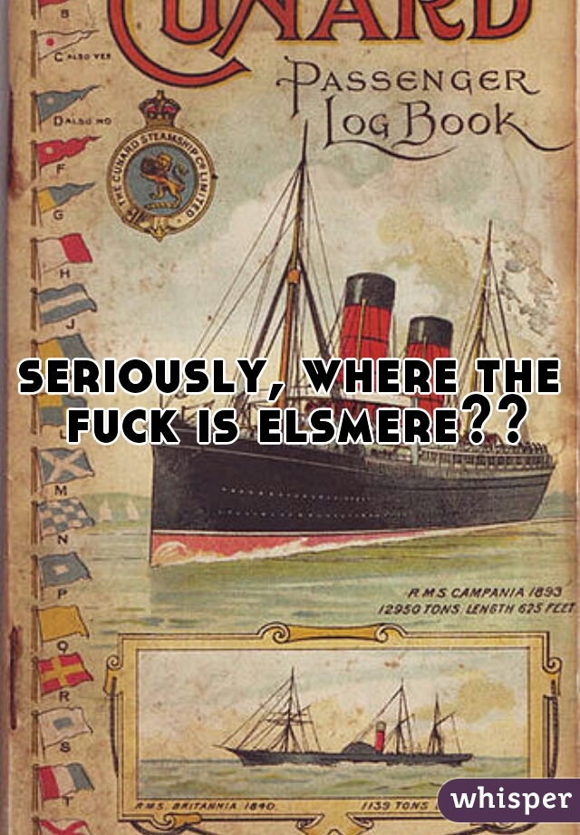 seriously, where the fuck is elsmere??