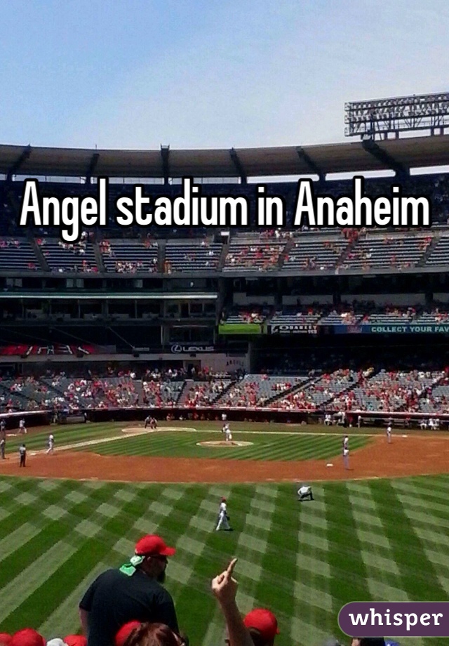 Angel stadium in Anaheim 