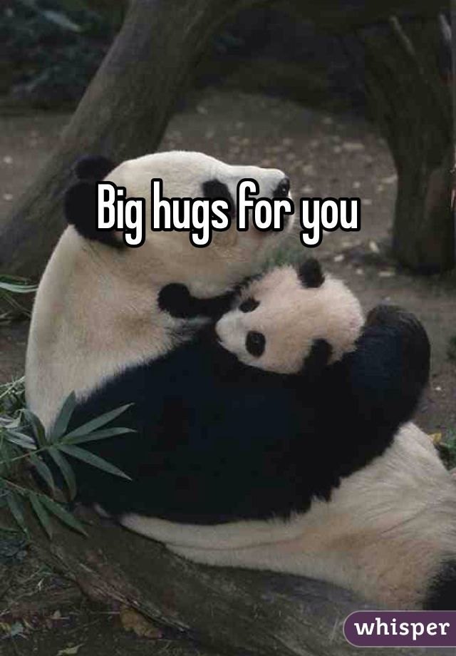 Big hugs for you