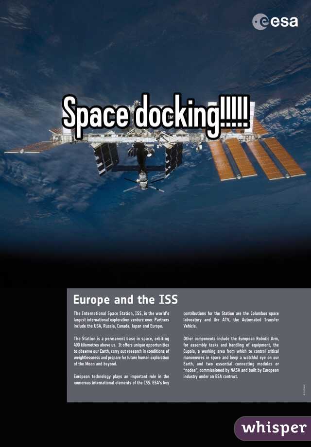 Space docking!!!!!