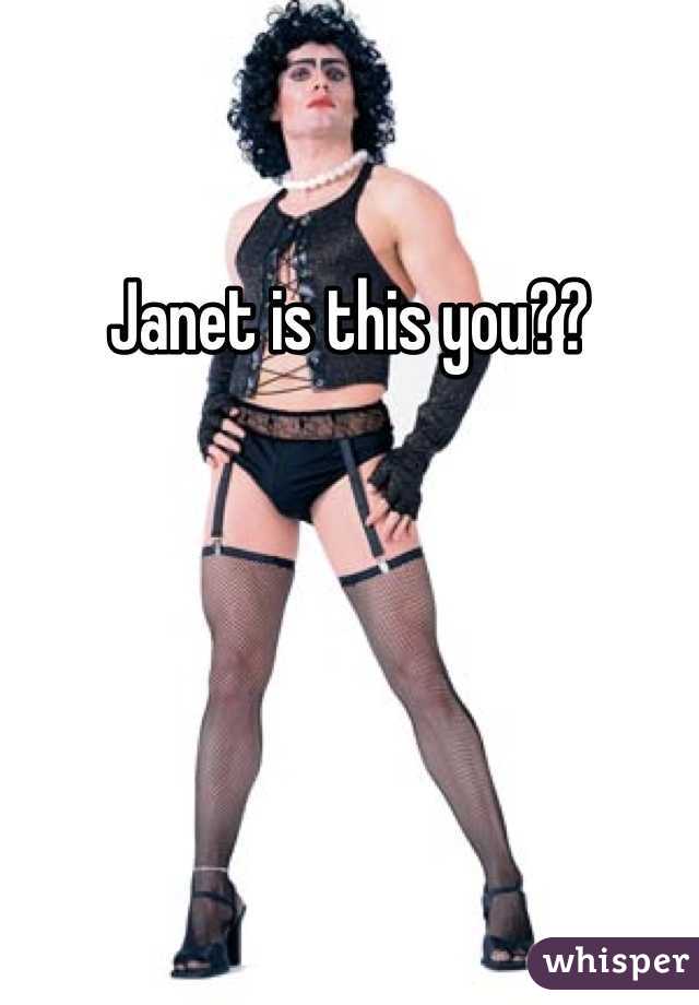Janet is this you??