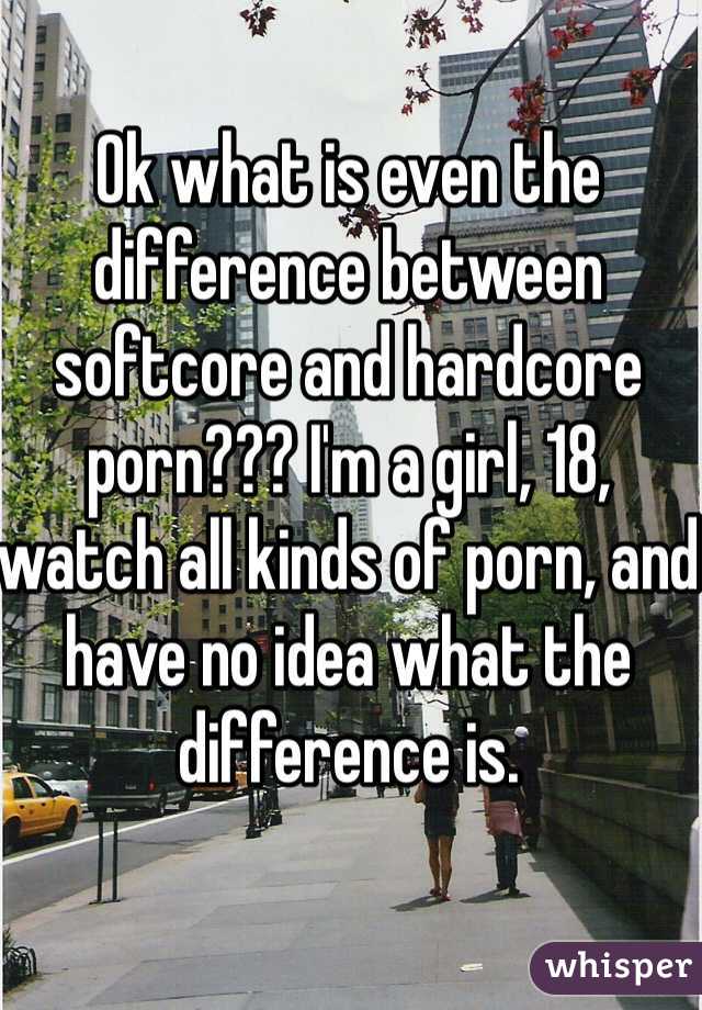 Hardcore Porn Ideas - Ok what is even the difference between softcore and hardcore porn??? I'm a  girl,