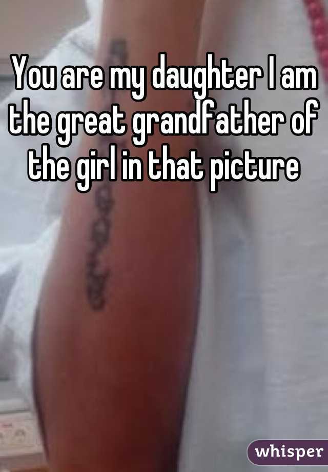 You are my daughter I am the great grandfather of the girl in that picture