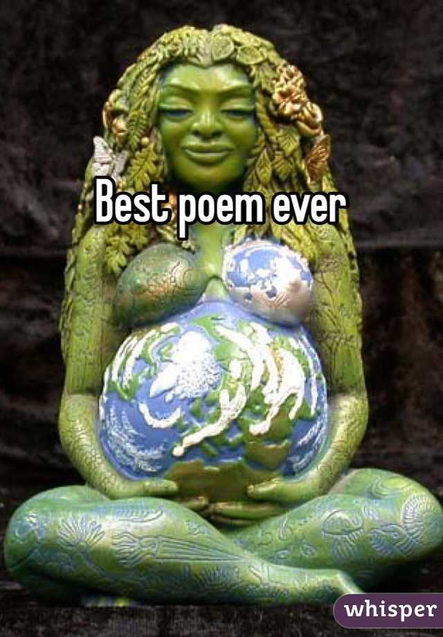 Best poem ever