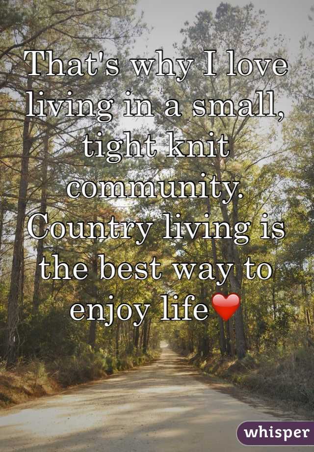 That's why I love living in a small, tight knit community. Country living is the best way to enjoy life❤️