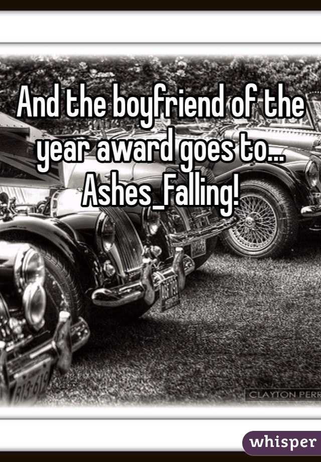 And the boyfriend of the year award goes to... Ashes_Falling!