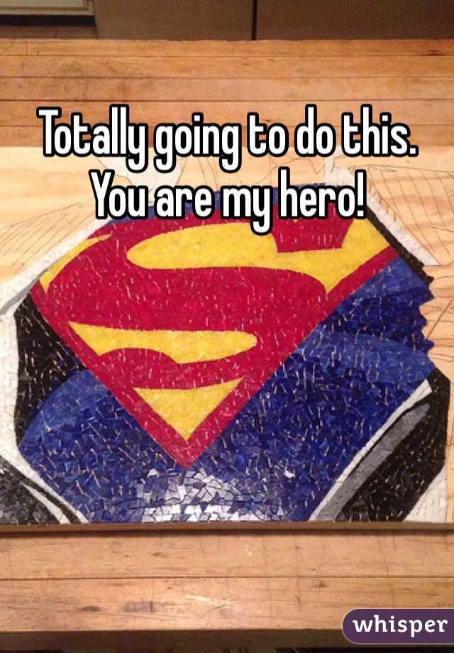 Totally going to do this. You are my hero!
