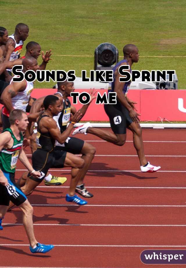 Sounds like Sprint to me