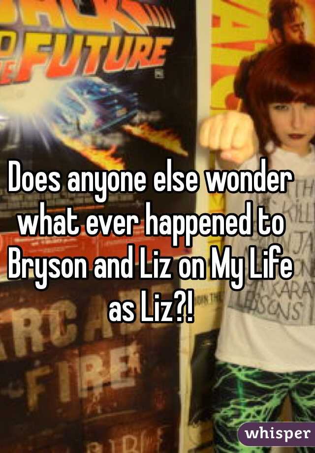 Does anyone else wonder what ever happened to Bryson and Liz on My Life as Liz?! 