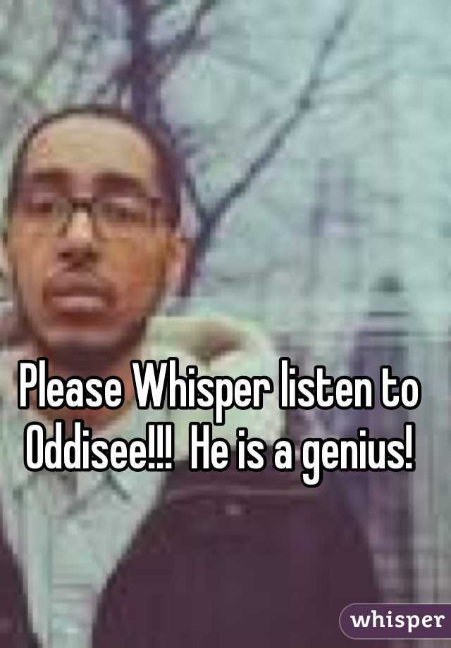 Please Whisper listen to Oddisee!!!  He is a genius! 