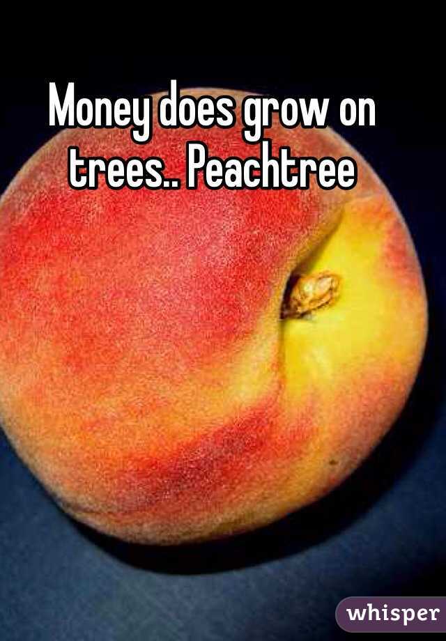 Money does grow on trees.. Peachtree 