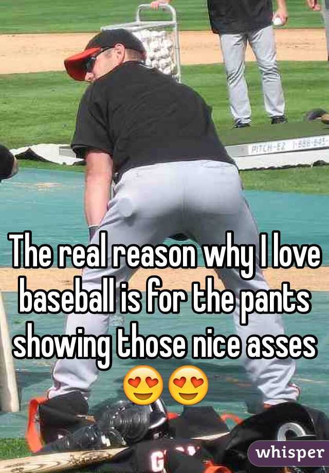 The real reason why I love baseball is for the pants showing those nice asses 😍😍
