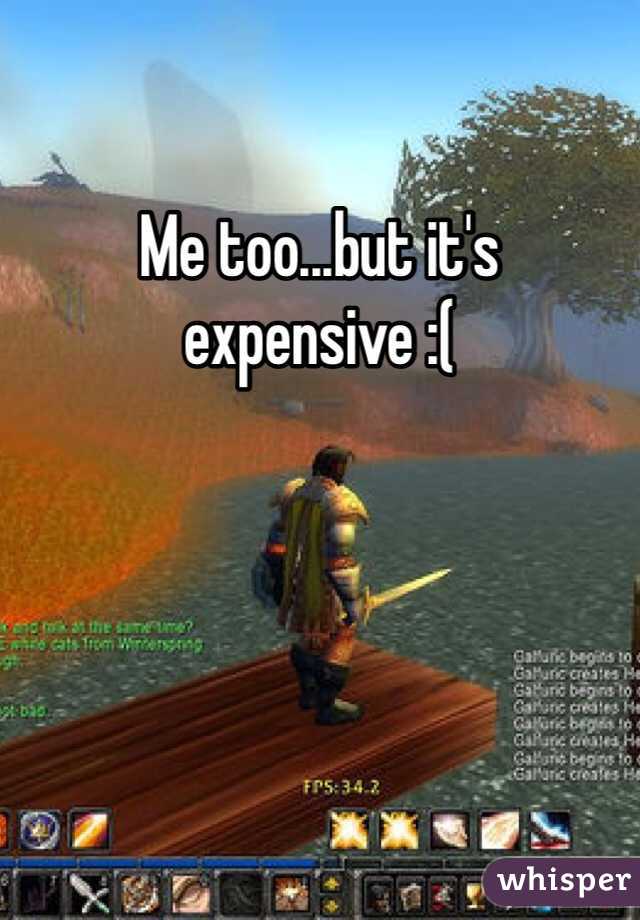 Me too...but it's expensive :(