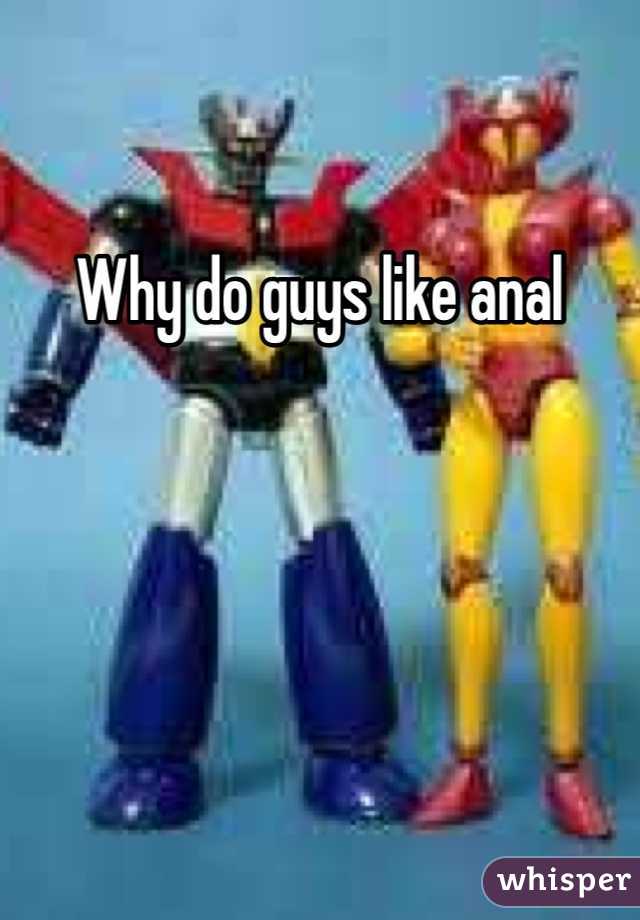 Why do guys like anal 