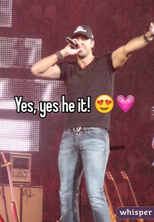 Yes, yes he it! 😍💗