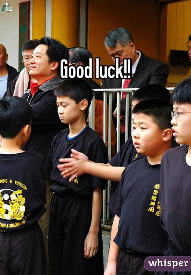 Good luck!!