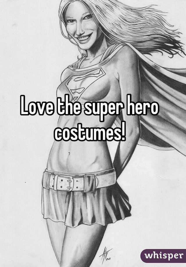 Love the super hero costumes!