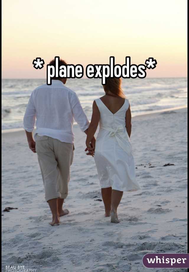 * plane explodes*