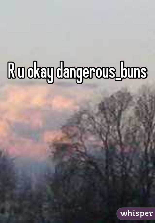 R u okay dangerous_buns