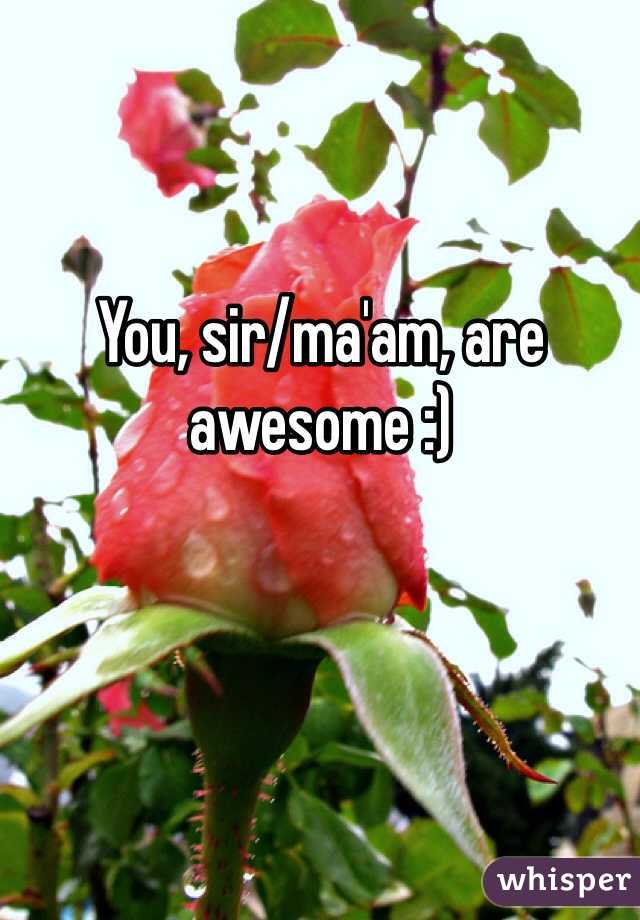 You, sir/ma'am, are awesome :)