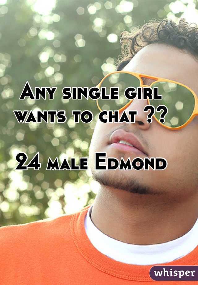 Any single girl wants to chat ??

24 male Edmond 