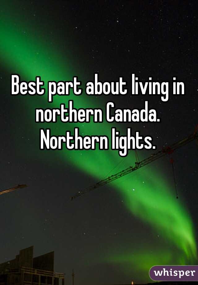 Best part about living in northern Canada. Northern lights. 