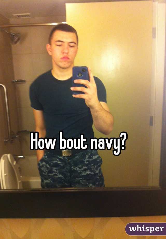 How bout navy?