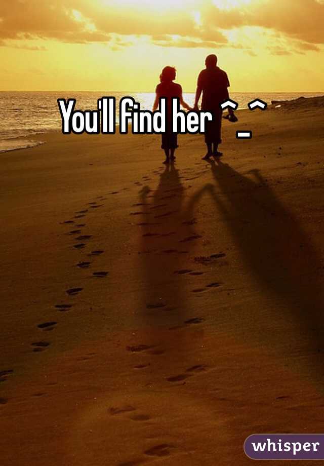 You'll find her ^_^
