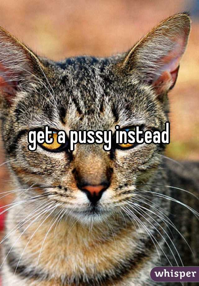 get a pussy instead