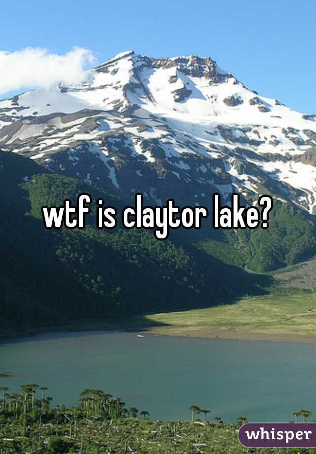 wtf is claytor lake?
