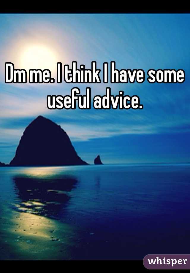 Dm me. I think I have some useful advice.