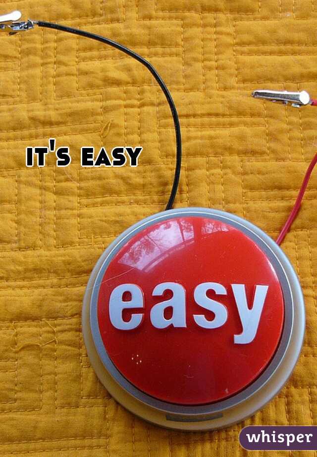 it's easy 