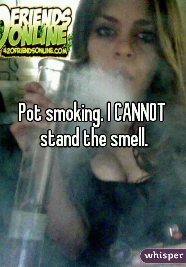 Pot smoking. I CANNOT stand the smell.