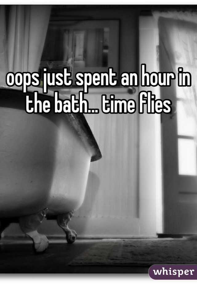 oops just spent an hour in the bath... time flies