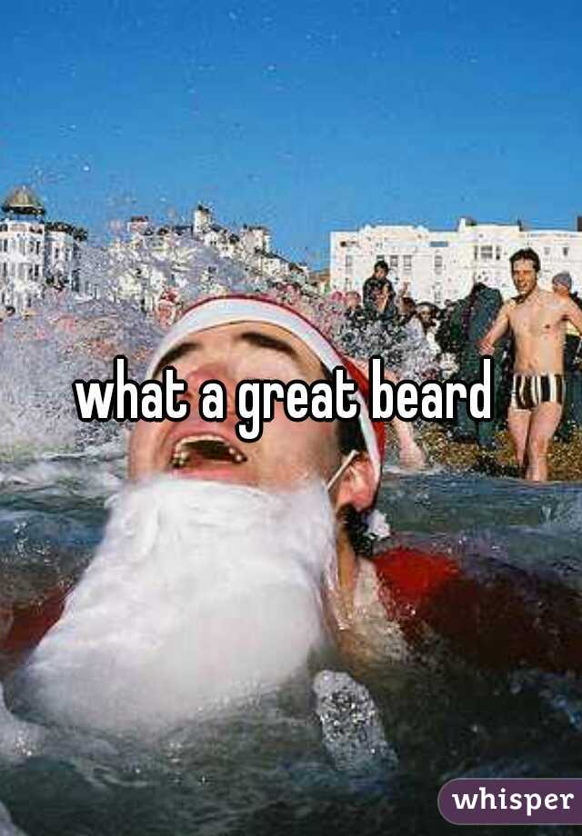 what a great beard 