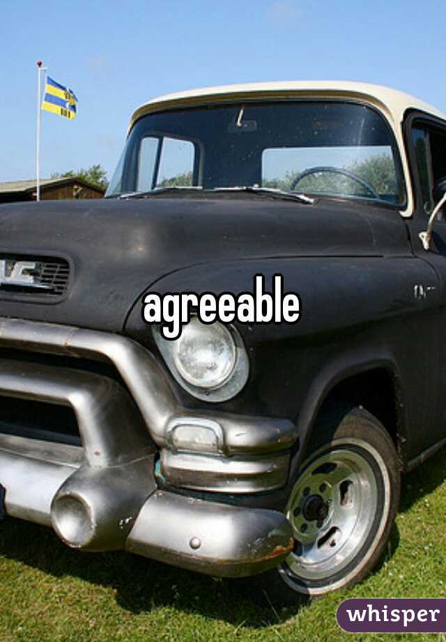 agreeable
