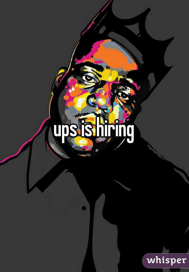 ups is hiring