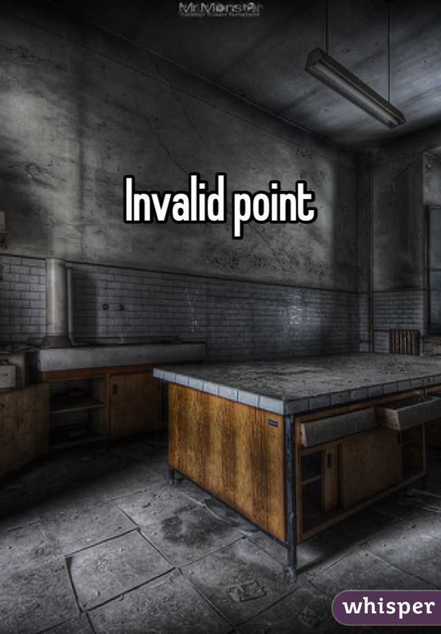 Invalid point