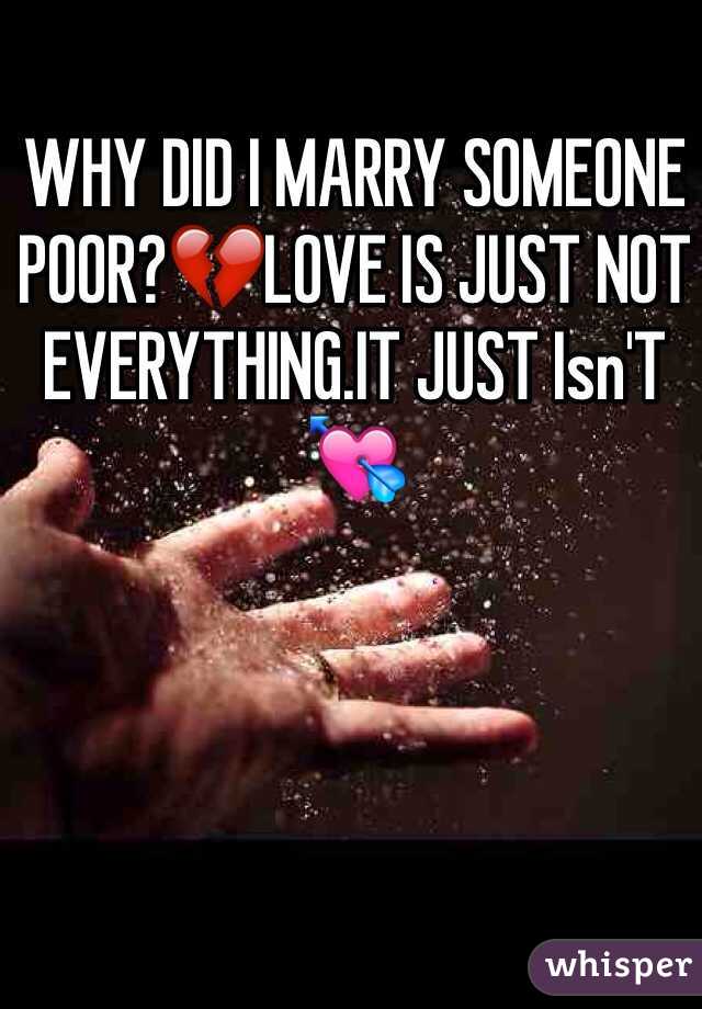 WHY DID I MARRY SOMEONE POOR?💔LOVE IS JUST NOT EVERYTHING.IT JUST Isn'T💘