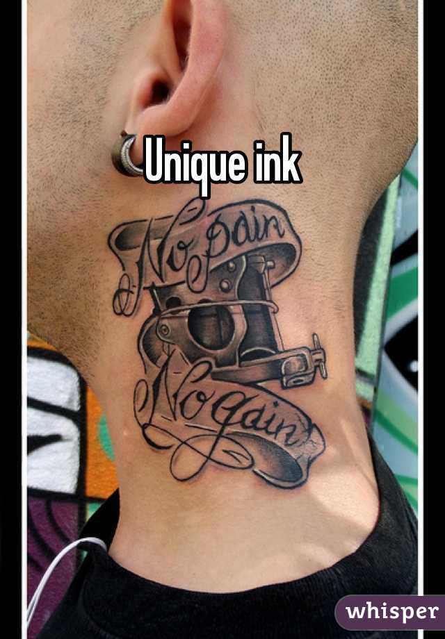 Unique ink