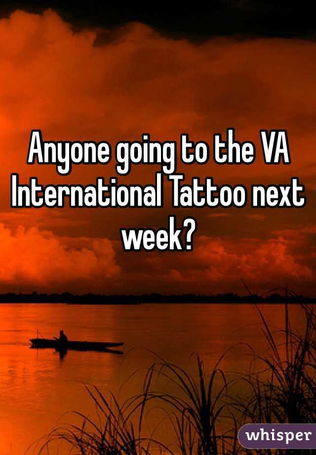 Anyone going to the VA International Tattoo next week?