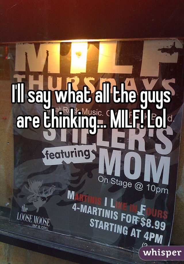 I'll say what all the guys are thinking... MILF! Lol