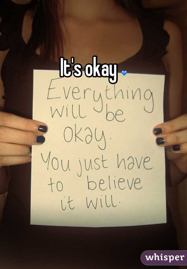It's okay 💙